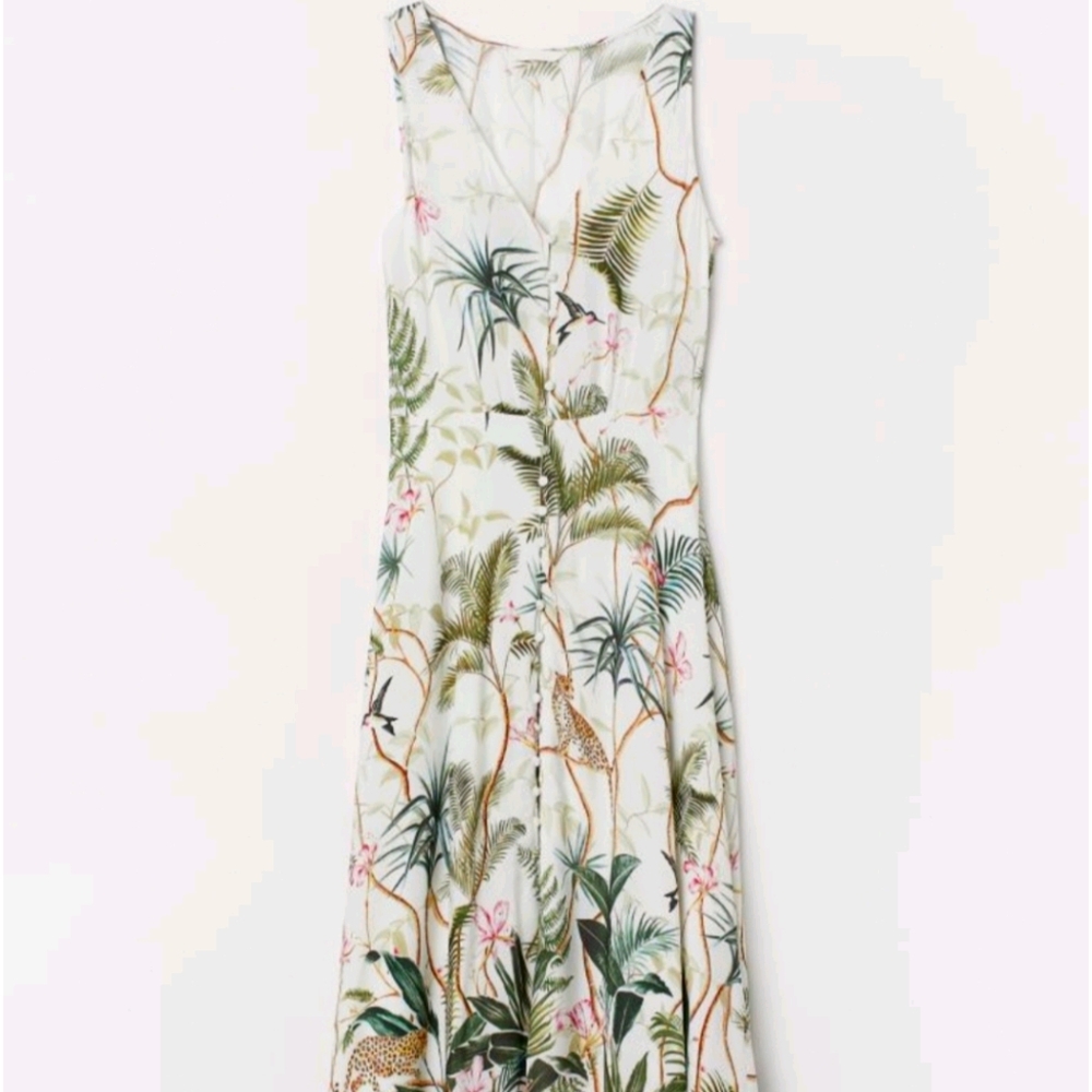 H&M Tie Detail Maxi Dress - Picture 1 of 7